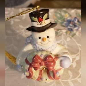 LENOX ANNUAL SNOWMAN 2008